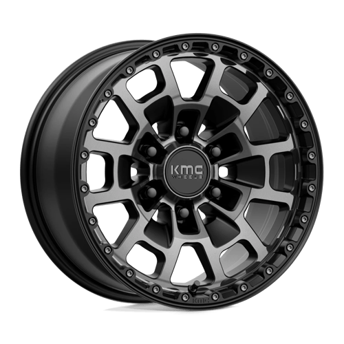 KMC KM718 SUMMIT - SATIN BLACK W/ GRAY TINT