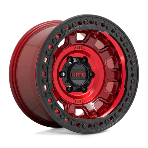 KMC KM236 TANK BEADLOCK - CANDY RED