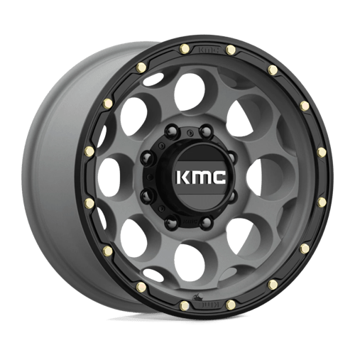 KMC KM541 DIRTY HARRY - SATIN GRAY W/ BLACK LIP