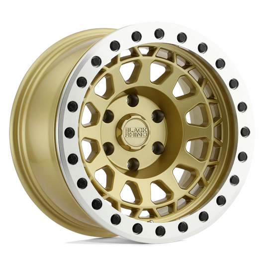 Black Rhino Hard Alloys PRIMM BEADLOCK MATTE GOLD WITH MACHINED RING