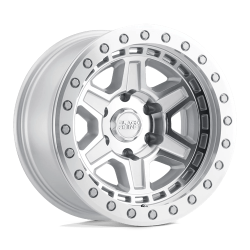 Black Rhino Hard Alloys RENO SILVER W/ MIRROR FACE & SILVER BOLTS