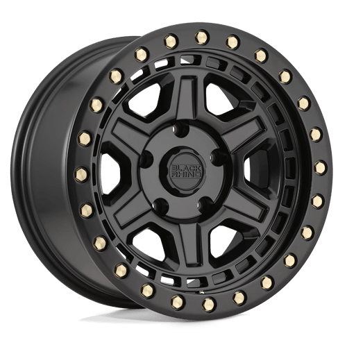 Black Rhino Hard Alloys RENO MATTE BLACK W/ BRASS BOLTS